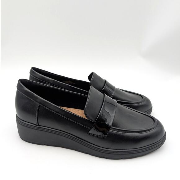 Easy Spirit Tahlia Slip-On Wedge Loafers Shoes Women's Black Size US10M EU40.5 - Picture 3 of 12